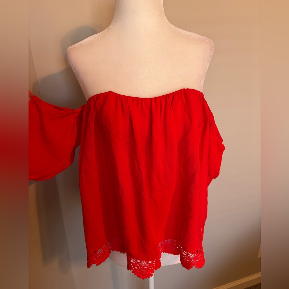 LOVERS + FRIENDS x REVOLVE Life's A Beach Top in Red Orange - Picture 4 of 8